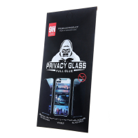 Ochranné tvrzené sklo s rámečkem Jekod Privacy black na displej Apple iPhone 15 Plus, 15 Pro Max - 6.7