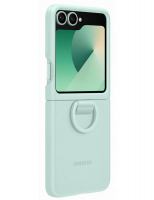 originální pouzdro Samsung Silicone Case pro Samsung F741B Galaxy Z Flip6 5G, F761B Galaxy Z Flip7 FE 5G zelená