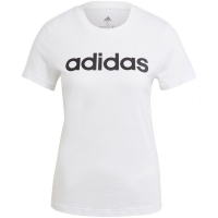 Adidas tričko dámské Slim LIN Tee - bílé vel. L