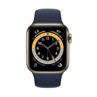 Apple Watch Series 6 GPS + Cellular 44mm Gold Stainless Steel CZ