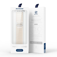 Dux Ducis výměnný nylonový pásek GS pro Apple Watch, Watch 2, 3, 4, 5, 6, 7, 8, 9, 10, SE, SE 2. gen, Ultra, Ultra 2 verze 42, 44, 45, 46, 49mm white