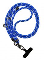 Jekod univerzální šňůrka na krk pro mobilní telefon 160cm blue