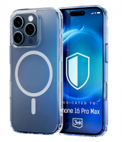 3mk pouzdro MagCase pro Apple iPhone 16 Pro Max transparent