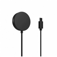 bezdrátová nabíječka Fixed USB-C pro chytré hodinky Samsung Galaxy Watch 3, 4, 5, 6, 7, Active, Ultra black