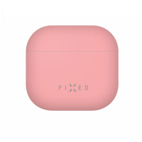 Pouzdro Fixed Silky pro Apple AirPods 4 pink