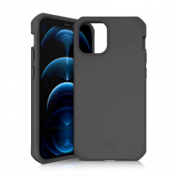 Pouzdro ItSkins Hybrid Silk 3m Drop grey pro Apple iPhone 12, iPhone 12 Pro