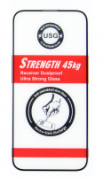 Ochranné tvrzené sklo s rámečkem Jekod Strength 45kg Full Glue černá na displej Apple iPhone 13, 13 Pro, 14, 16e  - 6.1