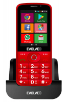 Evolveo EasyPhone AD červená CZ