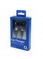 Autonabíječka O2 USB-A 2.4A včetně kabelu MicroUSB černá 1m