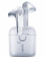 Bluetooth sluchátka O2 Pods bílá