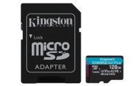 Kingston microSDXC Canvas Go! Plus 128GB 200MB/s 4K včetně adaptéru