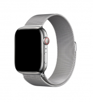 Apple Watch Series 8 GPS + Cellular 45mm Silver Stainless Steel + Silver Milanese Loop CZ