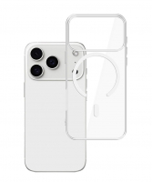 3mk pouzdro MagCase pro Apple iPhone 17 Pro Max transparentní