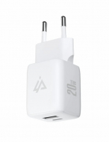 iPeax GaN nabíječka PPS/PD/QC3.0 USB-A / USB-C s výstupem 3A 20W bílá