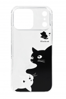 Jekod pouzdro Ultra Trendy Cat pro Apple iPhone 17 Pro transparentní