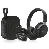 Aligator Audio Combo 3v1 - bezdrátový reproduktor P10, náhlavní sluchátka BH193 a TWS sluchátka Pods Pro 3
