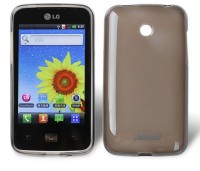 Jekod pouzdro LG Optimus Hub E510 černá + ochr.folie