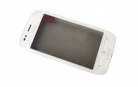 originální sklíčko LCD + dotyková plocha + přední kryt Nokia 710 white