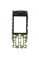 originální sklíčko LCD + kryt klávesnice Nokia 5130x red