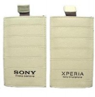 originální pouzdro Sony LT26i Xperia S white kožené