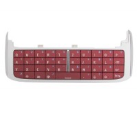 originální klávesnice Nokia E75 red česká QWERTZ