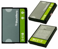originální baterie BlackBerry D-X1 1400mAh pro 8900 Curve, 9500 Storm, 9520 Storm 2, 9630 Tour, 9650 Bold