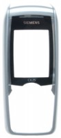 originální přední kryt Siemens CX75 včetně sklíčka LCD silver black