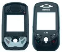 originální přední kryt Siemens SL65 včetně tlačítek a sklíčka LCD black