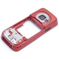 originální střední rám Nokia N73 red