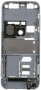 originální střední rám Nokia 6120c stříbrná