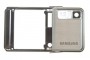 originální střední rám Samsung F480 silver