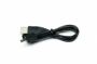 Originální datový kabel Aligator pro outdoor telefony s prodlouženým konektorem microUSB 2A black 1m