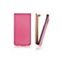 ForCell pouzdro Slim Flip pink pro Samsung G900, G903