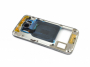 originální střední rám Samsung G925F Galaxy S6 edge black - 
