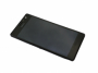 LCD displej + sklíčko LCD + dotyková plocha + přední kryt Nokia Lumia 730, 735 black