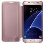 originální pouzdro Samsung EF-ZG935CZEGWW Clear View Cover pink pro Samsung G935 Galaxy S7 Edge - 