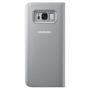 originální pouzdro Samsung EF-ZG955CSEGWW Clear View Cover silver pro Samsung G955 Galaxy S8 Plus - 