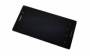 originální LCD display + sklíčko LCD + dotyková plocha + přední kryt Sony LT28i Xperia Ion black SWAP