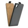 ForCell pouzdro Slim Flip Flexi Fresh black pro Sony G3121 Xperia XA1