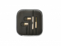 Stereo sluchátka s mikrofonem MI 3,5mm jack gold - 