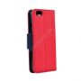 ForCell pouzdro Fancy Book red blue pro Sony G8342 Xperia XZ1 - 