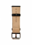 originální výměnný kožený pásek univerzální LG W150 22mm Watch GT/GT2 46mm, Galaxy Watch 46mm, Amazfit Stratos black - 