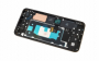 originální LCD display + sklíčko LCD + dotyková plocha + přední kryt LG M700n Q6 black - 