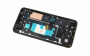 originální LCD displej + sklíčko LCD + dotyková plocha + přední kryt LG M700n Q6 black - 