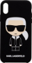 Karl Lagerfeld pouzdro Full Body Iconic Silikonové black pro iPhone XR - 