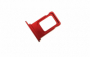 originální držák nano SIM karty Apple iPhone XR Single SIM red - 