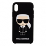 Karl Lagerfeld pouzdro Iconic Full Body Silikonové black pro iPhone X/XS - 