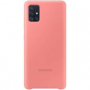 originální pouzdro Samsung EF-PA715TPEGEU Silicone Cover pink pro Samsung A715F Galaxy A71 - 