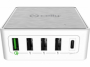 Nabíjecí stanice Celly PSUSBC60WWH 1x USB-C, 3x USB, 1x USB Qualcomm Quick Charge 3.0 60W, white - 