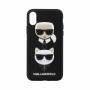 Karl Lagerfeld pouzdro Karl and Choupette Hard Case black pro iPhone X/XS - 